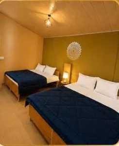 Deluxe Family Cottage Bedroom Accommodation full view