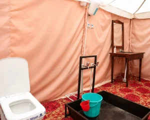 Deluxe Maharaja Tent Bathroom
