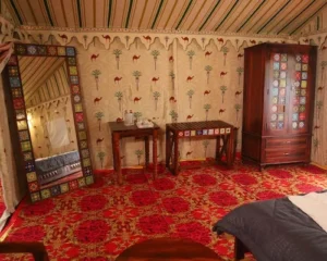Premium Swiss Tent Bedroom View