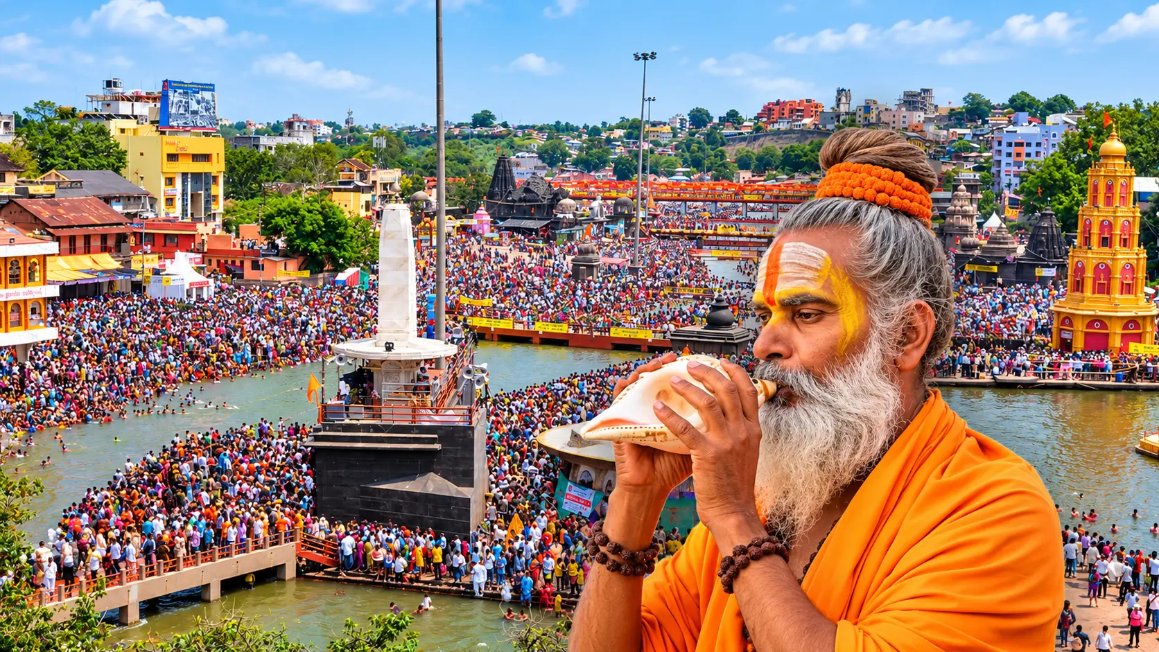 नासिक-त्र्यंबकेश्वर सिंहस्थ कुंभ का भव्य आगाज, राष्ट्रपति द्रौपदी मुर्मू की मौजूदगी में होगा महाध्वजारोहण